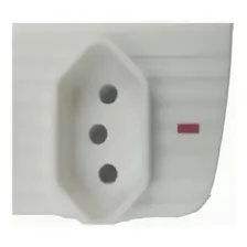 Filtro Linha Régua 5 Tomadas 10a Extensão Elétrica Bivolt 3m Foto mini  3