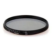 Filtro Nd Densidade Neutra Variavel (nd2 - Nd400) 58mm 58ø Foto  mini 1