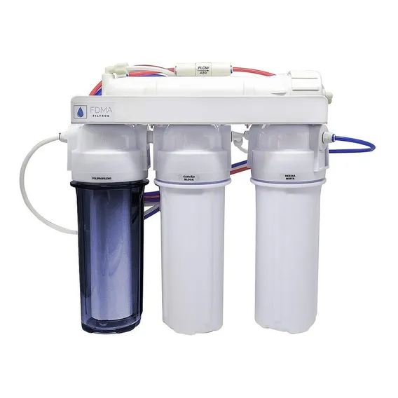Filtro Osmose Reversa 50gpd + Deionizador Para Hidroponia Foto 1