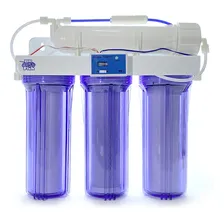 Filtro Osmose Reversa E Deionizador 100gpd + Tds In-line Cor Azul Foto  mini 1