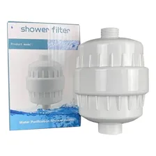 Filtro Para Chuveiro Branco / Reduz Cloro E Metais Pesados Foto mini 1