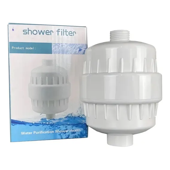 Filtro Para Chuveiro Branco / Reduz Cloro E Metais Pesados Foto 1