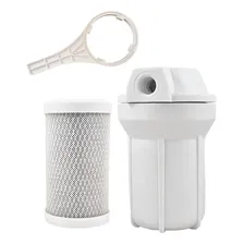 Filtro Para Debaixo Da Pia Refil Carvão Ativado Tira Cloro Cor Branco Foto  mini 1
