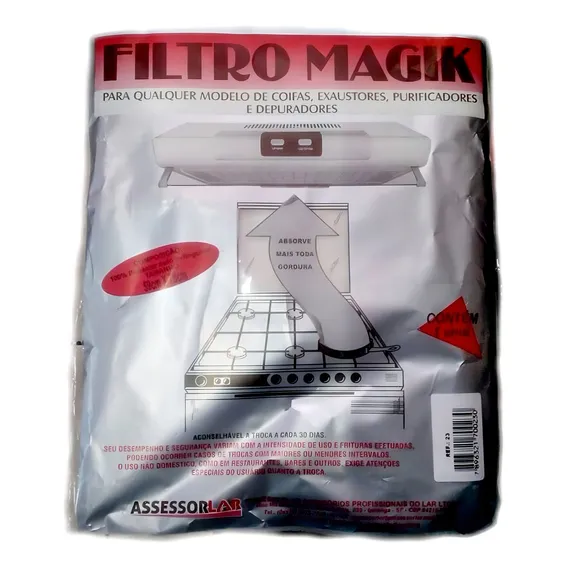 Filtro Para Exaustor, Purificador, Coifa E Depurador - Magik Foto 1