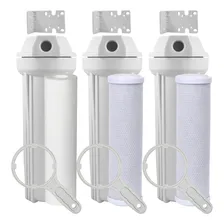 Filtro Para Fabricação Cerveja Artesanal Triplo Retira Cloro Cor Branco Foto  mini 1
