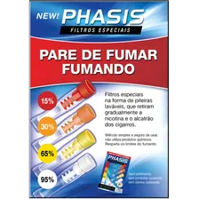 Filtro Phasis Pare De Fumar Fumando Kit 16 Piteiras Original Foto mini  3