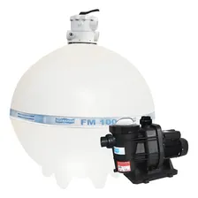 Filtro Piscina Fm100 E Bomba 3cv Sodramar - Até 312.000 L Foto mini 1