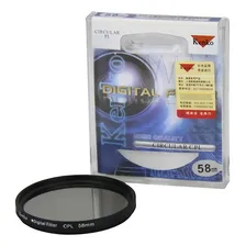 Filtro Polarizador Circular Kenko 58mm Foto  mini 1