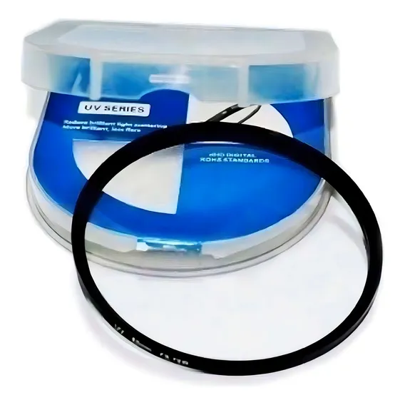 Filtro Protetor Lente Uv 49mm Para Canon Nikon Sony + Caixa Foto 1