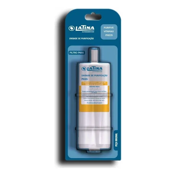 Filtro Refil Latina P655 Purifive Vitamax Pa731 Pa735 Pn535 Foto 1