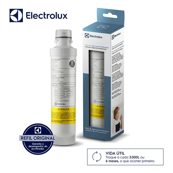 Filtro / Refil Original de Água para Purificador Electrolux PE11B/PE11X/PC41B/PC41X/PH41B/PH41X Cor branco Foto 1