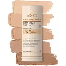 Filtro Solar Tonalizante Fps 55 Base Stick Adcos Cores Nude Foto  mini 1