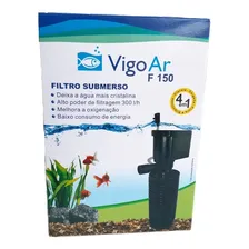 Filtro Submerso F150 Aquários Até 50 Litros Vigo Ar 220v Voltagem 220v Foto mini 4