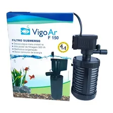 Filtro Submerso F150 Aquários Até 50 Litros Vigo Ar 220v Voltagem 220v Foto mini 2