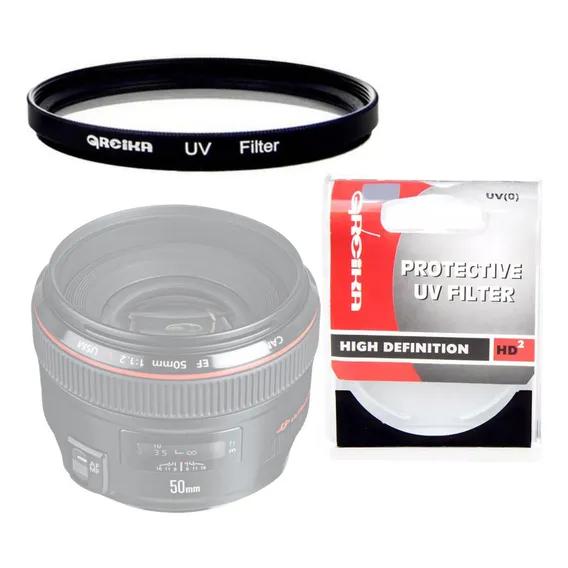 Filtro Uv 72mm Para Proteção Lente Objetiva Greika Foto 1