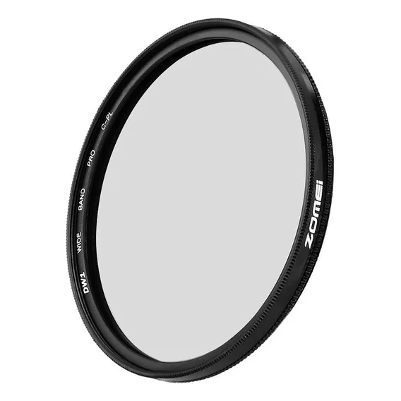 Filtro Zomei Anti Reflexo Polarizador Lente Com Rosca 62mm Foto 1