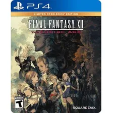 Final Fantasy Xii 12 The Zodiac Age Limited Steelbook Edition - Ps4 Edição Colecionador Foto  mini 1