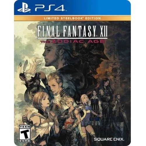 Final Fantasy Xii 12 The Zodiac Age Limited Steelbook Edition - Ps4 Edição Colecionador Foto 1