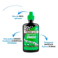 Finish Line 脷mido lubrificante 贸leo para corrente bike 120ml Foto mini 4