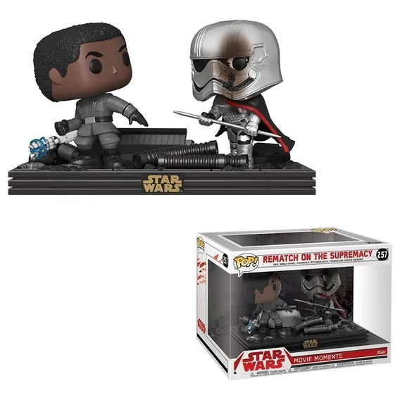 Finn & Captain Phasma Batalha Star Wars Funko Pop! Moments Foto 1