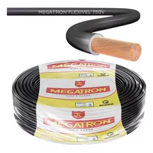 Fio 10mm Flex 30 Metros Fios Eletricos Megatron Cobertura Preto Foto mini 1