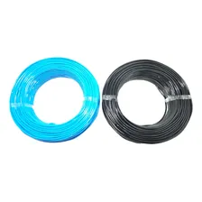 Fio 2 5mm 50 Metros Preto + Fio 2,5mm 50 Metros Azul Flexive Cobertura Preto E Azul Foto mini 1