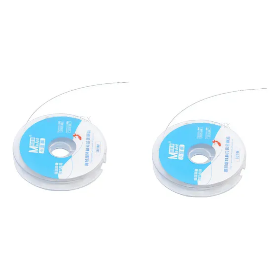 Fio Aço Para Separar Tela Lcd Touch 0.03mm 100m Kit 2 Unid Foto 1