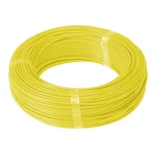 Fio Cabo Elétrico 6mm X 100mts Amarelo Flexível Residencial Foto mini 1