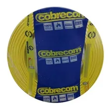 Fio Cabo Flexível 10mm 750v Amarelo Rolo Com 100 Mt Cobrecom Foto  mini 1