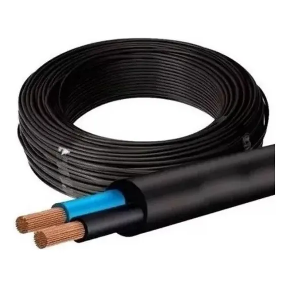 Fio Cabo Flexível 1x,2,5mm 100mts - Mega Fio Cobertura Preto Foto 1