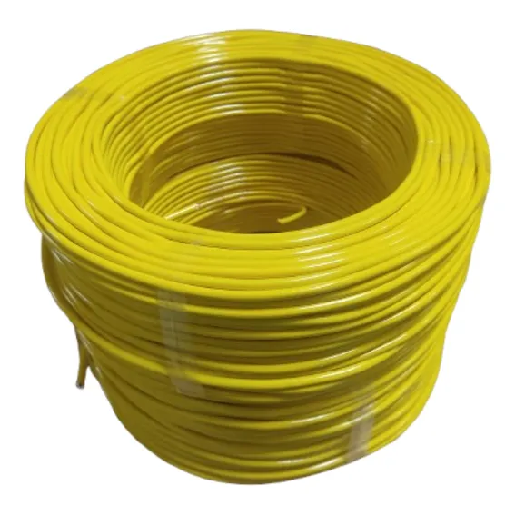 Fio Cabo Flexível 4,00mm 750v Amarelo 100 Metros + Foto 1