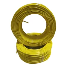 Fio Cabo Flexível 4,00mm 750v Amarelo 100 Metros + Foto mini 2