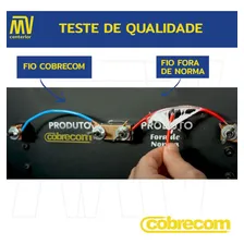 Fio Cabo Flexivel 4mm Cobrecom Antichamas Cores Rolo 100 Metros Foto mini 4