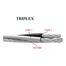 Fio Cabo Triplex 10mm Ramal Multiplex Aluminio Rolo Com 50 Metros Foto mini 2