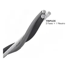 Fio Cabo Triplex 10mm Ramal Multiplex Aluminio Rolo Com 50 Metros Foto mini 3