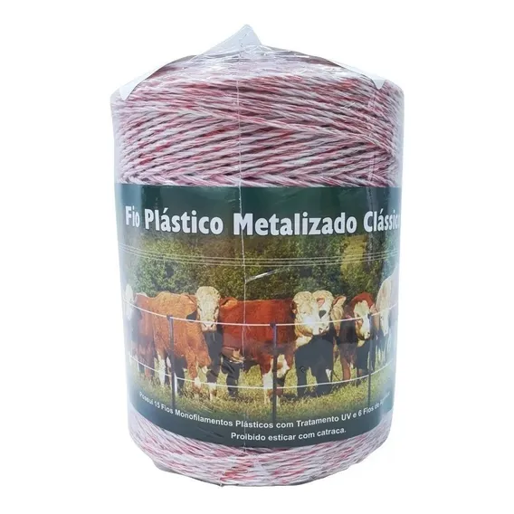 Fio Cerca Elétrica Eletroplastico Arame Gado 500 M Foto 1