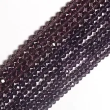 Fio Contas Cristal Vidro 8mm Miçanga Preto -aprox 68 Pçs Comprimento 8 Mm Diâmetro 8 Mm Foto mini 2