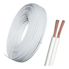 Fio Cordão Paralelo 2x1,0mm Branco Rolo Com 100 Metros Foto mini 4