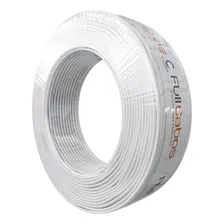 Fio Cordão Paralelo 2x1,0mm Branco Rolo Com 100 Metros Foto  mini 1