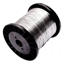 Fio De Aço Inox Cerca Elétrica Rolo Arame 0,45mm 367m 0,5kg Foto mini 2