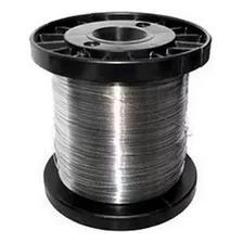 Fio De Aço Inox Cerca Elétrica Rolo Arame 0,45mm 367m 0,5kg Foto mini 1