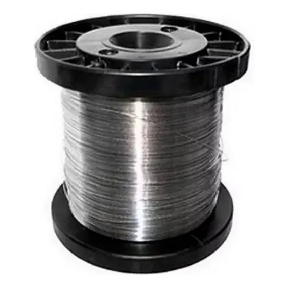 Fio De Aço Inox Cerca Elétrica Rolo Arame 0,45mm 367m 0,5kg Foto 1