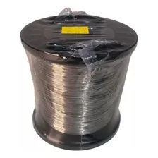 Fio De Aço Inox Rolo Arame Cerca Elétrica 0,45mm 348 Metros Cor Cinza Foto mini  3