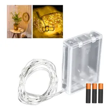 Fio De Fada 30 Led 3metros C/pilhas Luz Branco Quente E Frio Foto mini 2