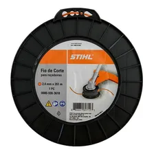 Fio De Nylon Redondo 2,4mm Stihl Rolo Com 261 Mts. Cor Laranja Foto mini 2