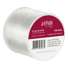 Fio De Silicone 0,6 Mm - 100 Metros Artepunto Cor Branco Foto  mini 1