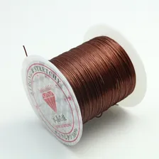 Fio De Silicone Lastex Para Mega Hair-preto Marrom Ou Branco Foto mini 3