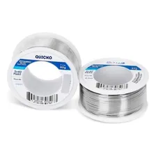 Fio De Solda Estanho Eletrônica 1.5 Mm Rolo 80g 40x60 Com Fluxo Ra Em Carretel Foto  mini 1