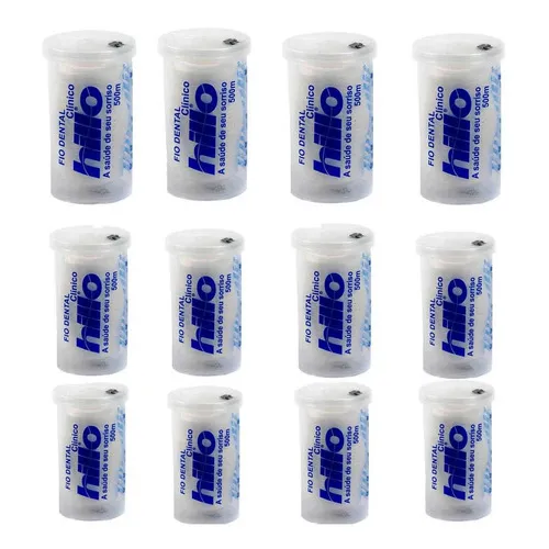 Fio Dental 500m Kit 12 Unidades Foto 1
