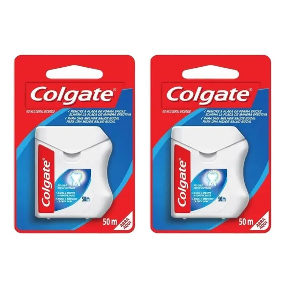 Fio Dental Colgate 50m - Kit Com 2un Foto 1
